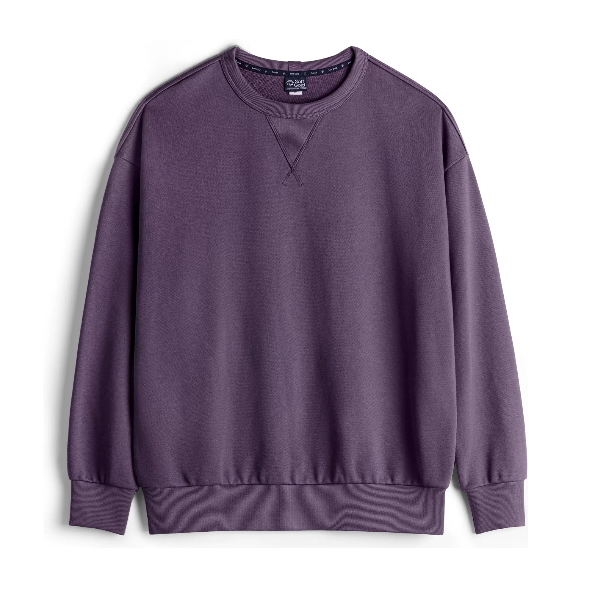 Madden Xinjiang Cotton Round Neck Pullover Loose Jacket Sweater