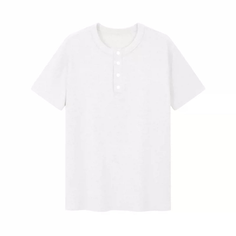 VLABMADE Rations 300g Wrinkle-Resistant Fitted Henley Tee