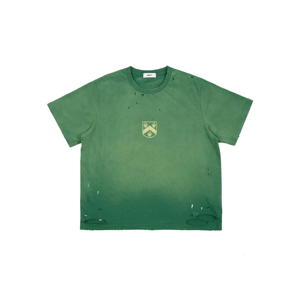 INSAIT Scouts Cropped Distressed Breathable Tee