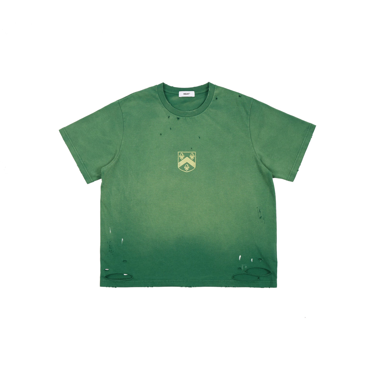 INSAIT Scouts Cropped Distressed Breathable Tee