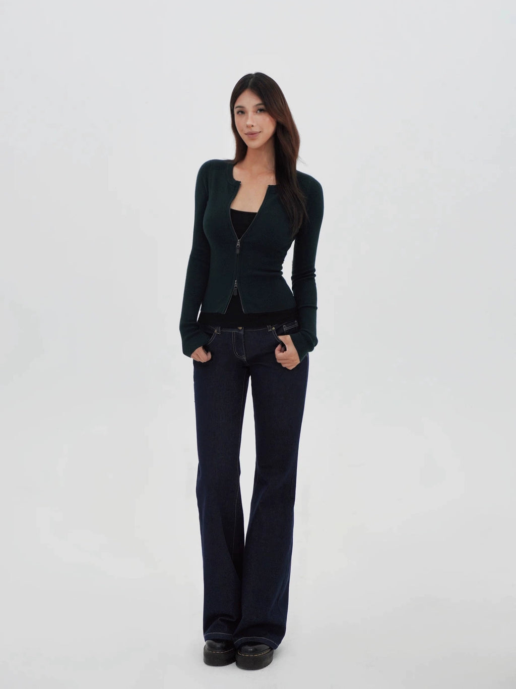 Jim Kennet Low-rise Straight-leg Jeans