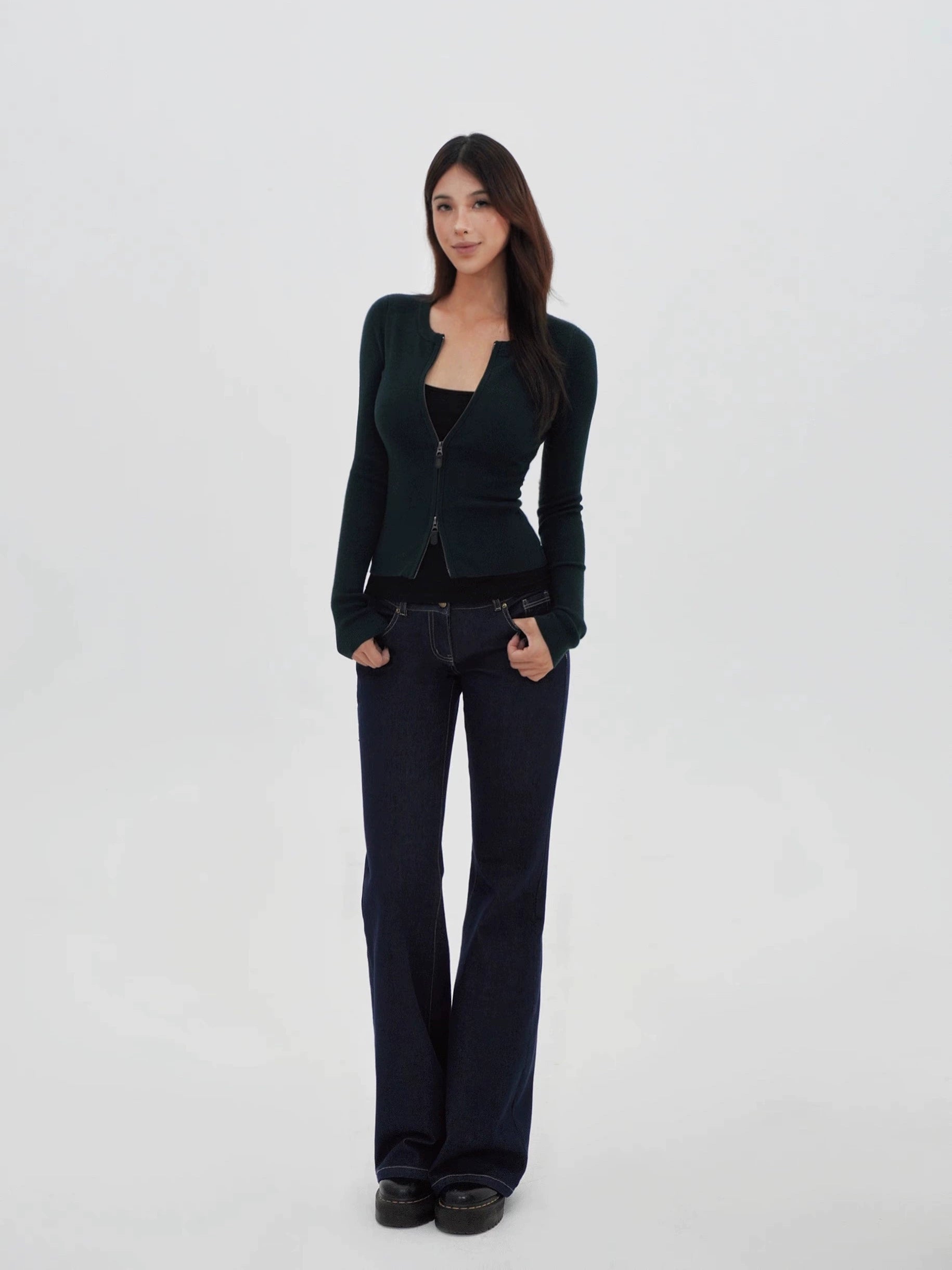 Jim Kennet Low-rise Straight-leg Jeans