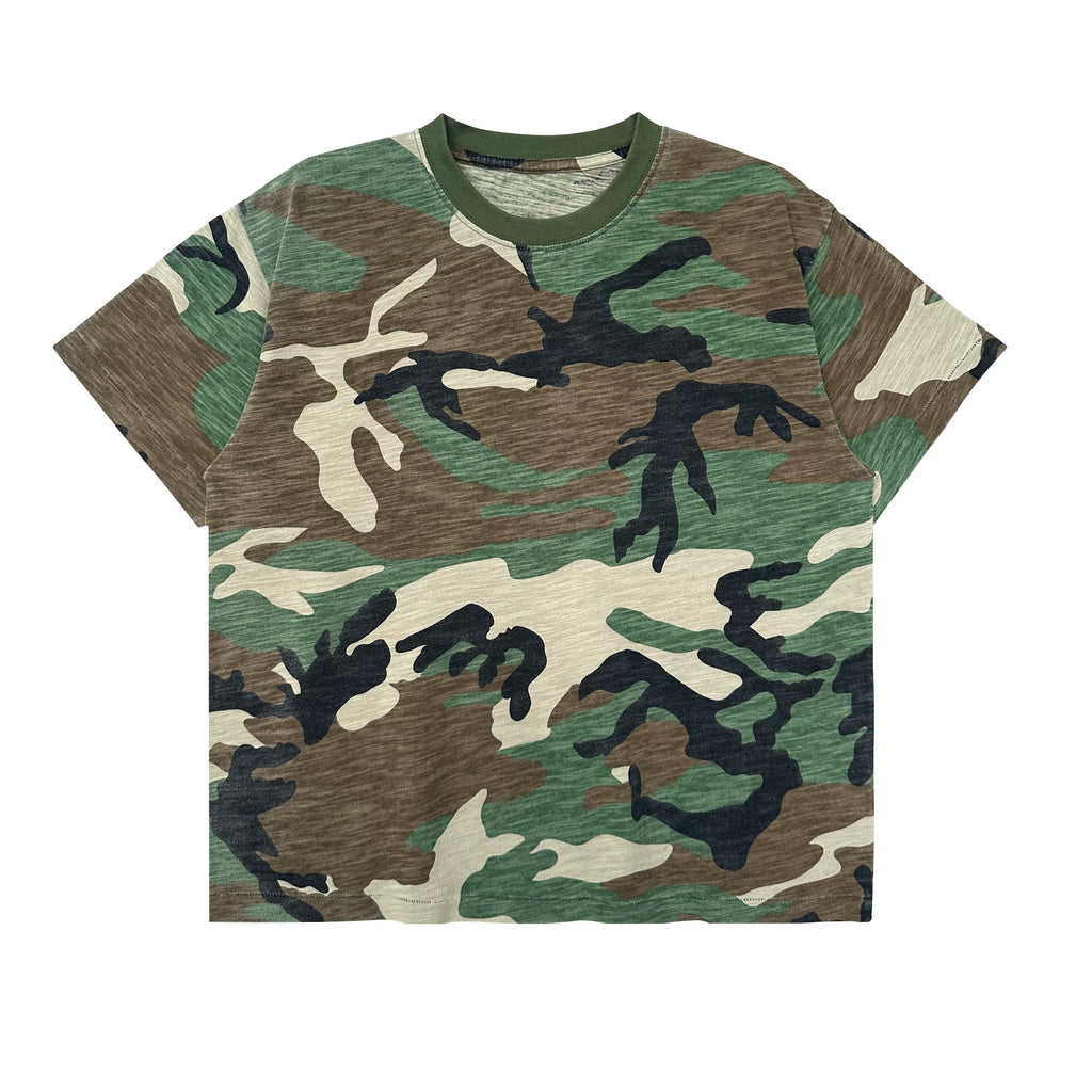 patty onion cheese club Camo 130g Breathable Cropped Tee