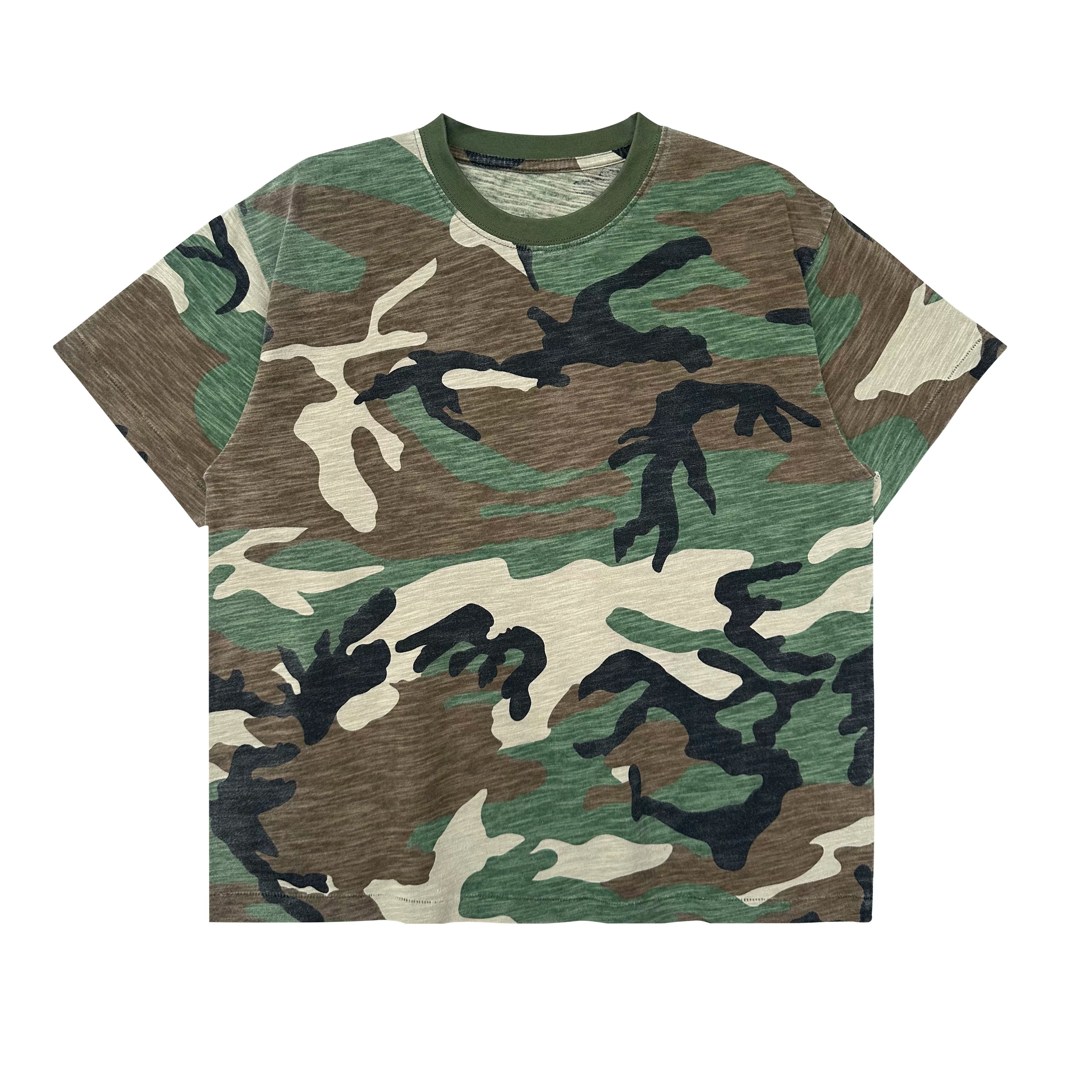 patty onion cheese club Camo 130g Breathable Cropped Tee