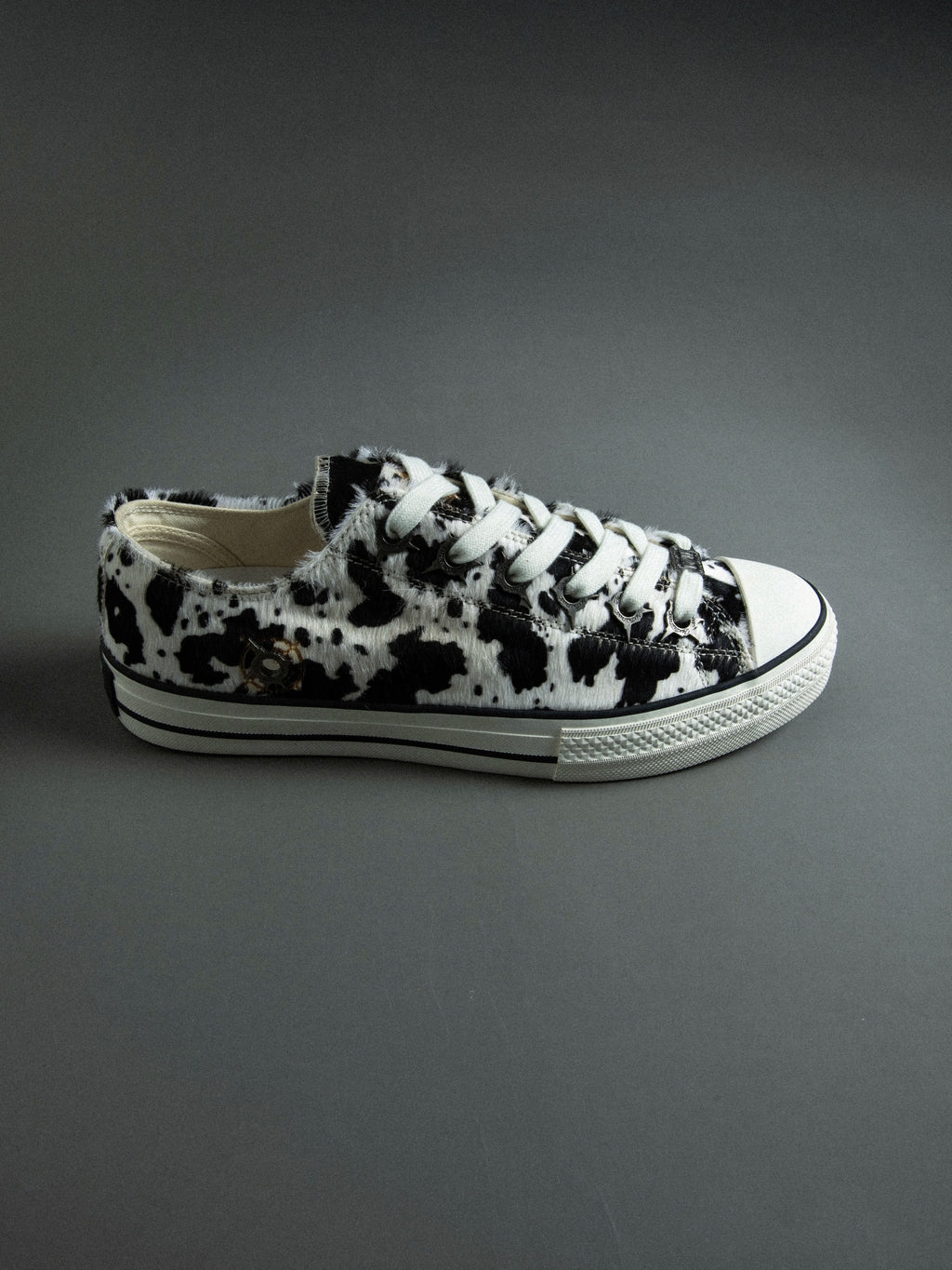 VOWPROGRESS Pony Hair Vulcanized Low-Top Sneaker