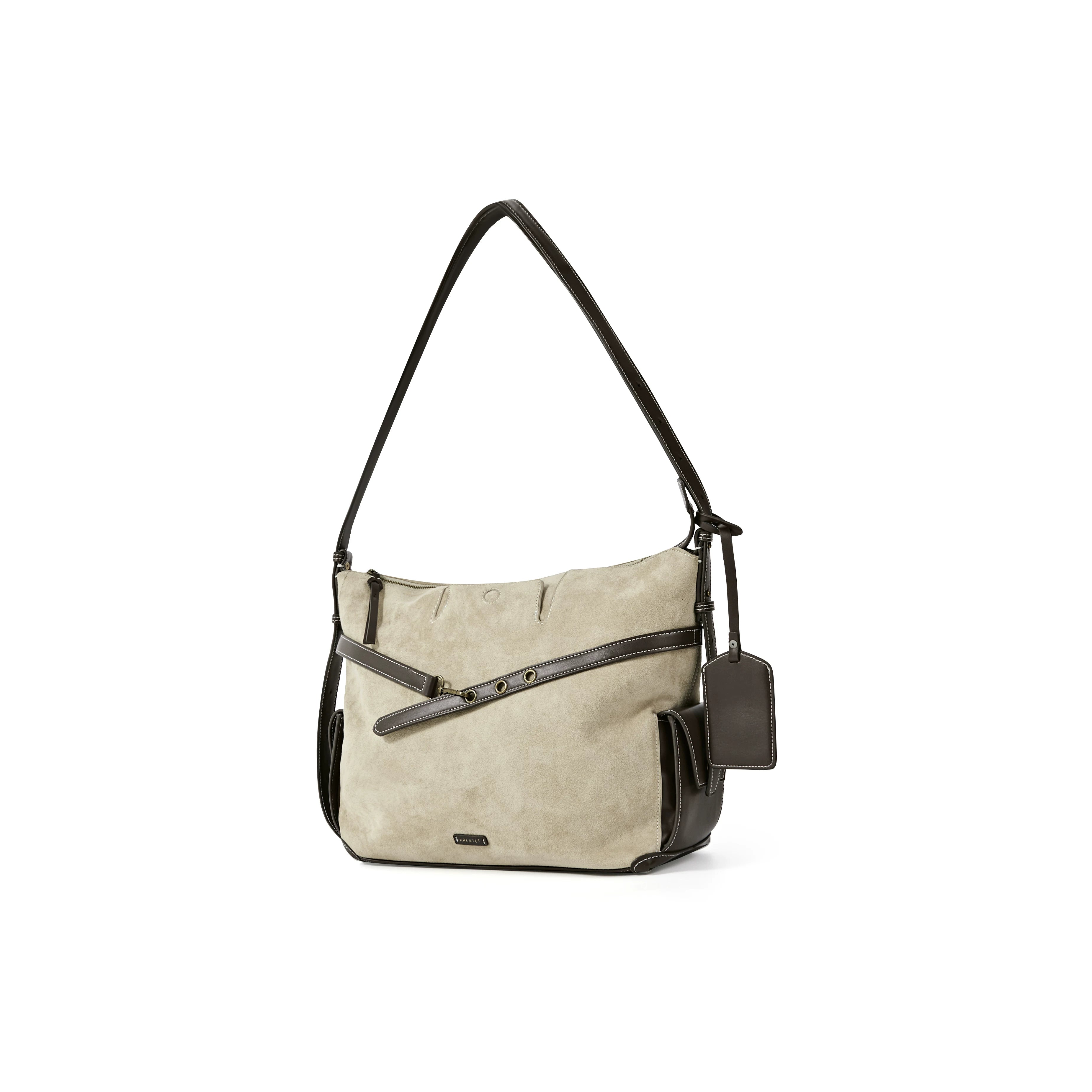 KREATE Frosted Suede Shoulder Messenger Bag