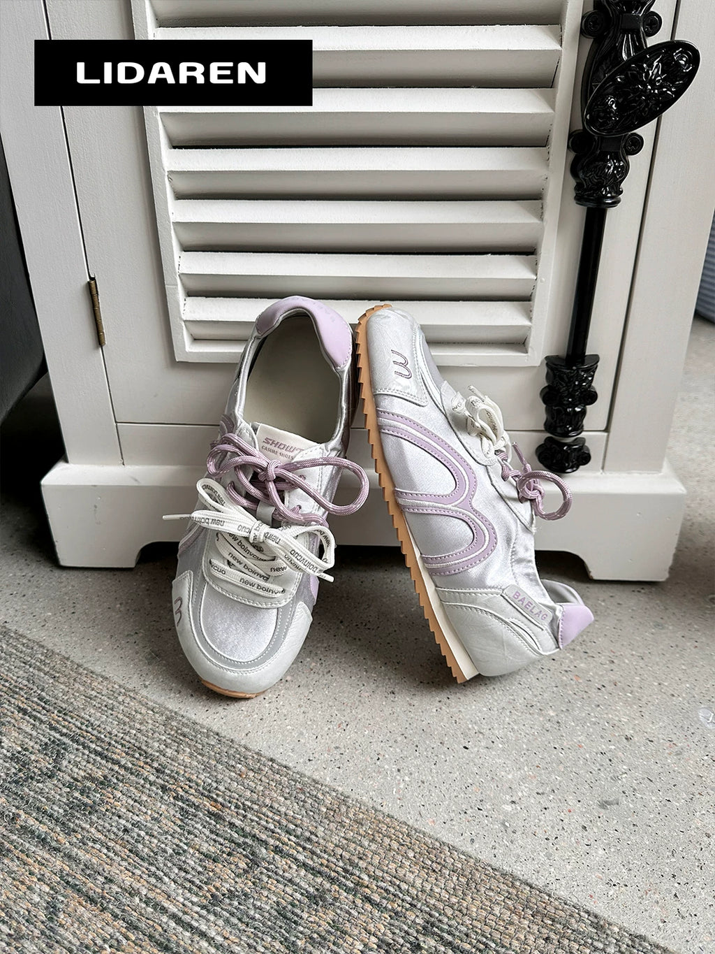 Lidaren Produced Chunky Lace-Up Leather Training Sneaker