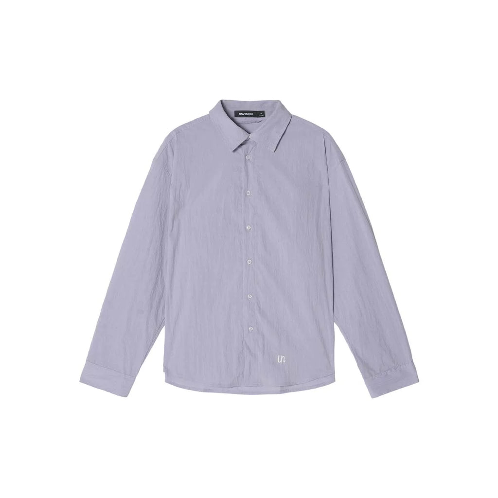 Unvesno Relaxed Washed Lyocell Long-Sleeve Shirt