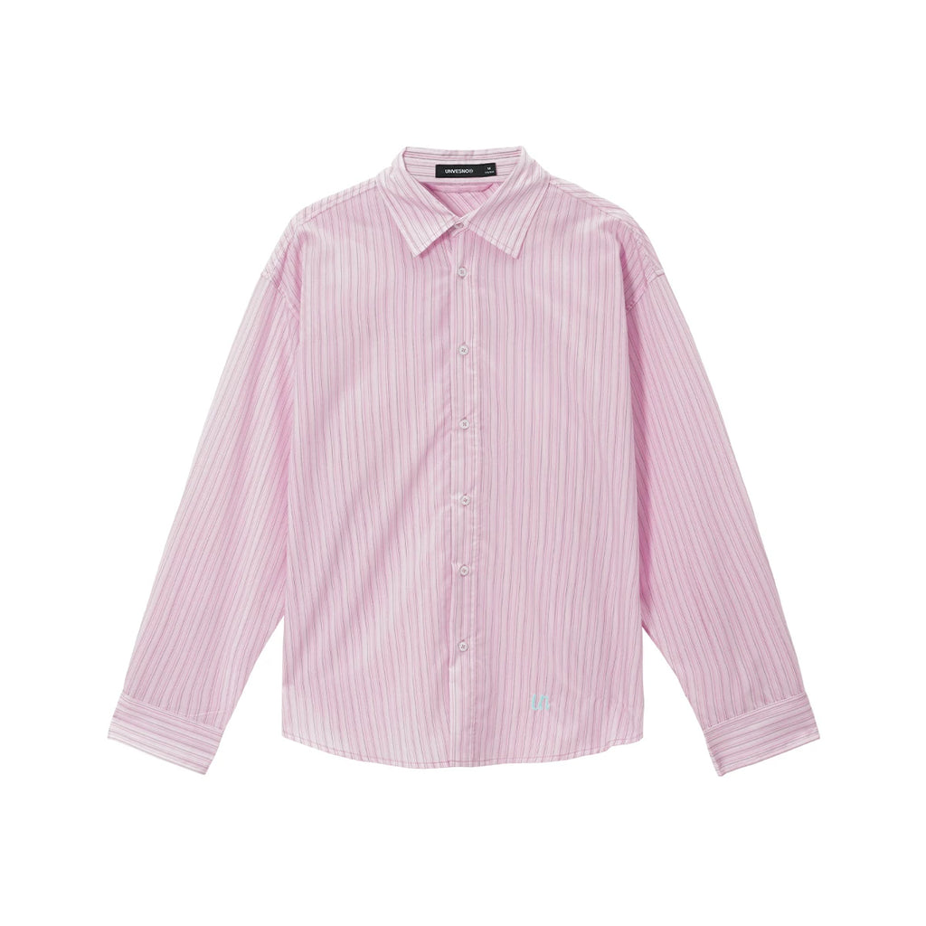 Unvesno Striped Cool-Touch Relaxed Long-Sleeve Shirt