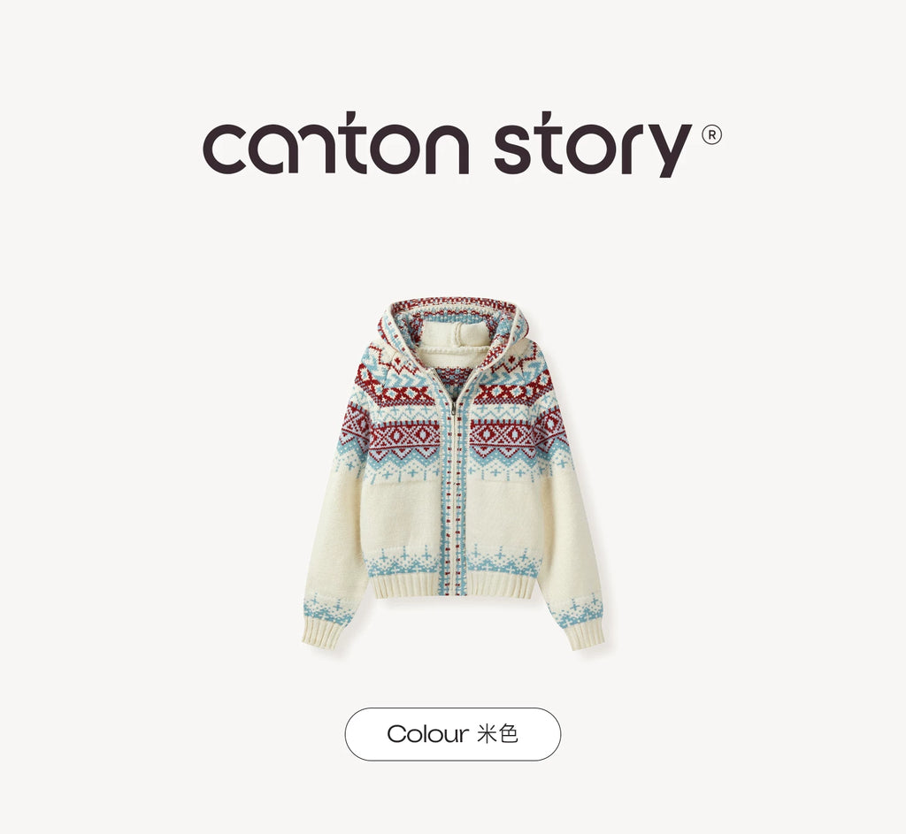 Cantonstory Vintage Loose Skinny Thickened Jacket