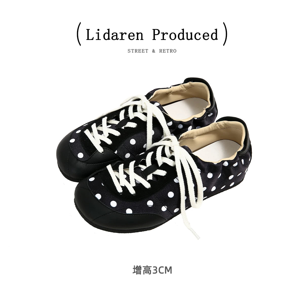 Lidaren Produced Polka Dot Chunky Platform Sneaker