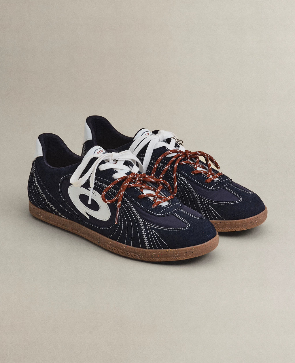 OLD ORDER Dark Blue Retro Baseball Sneaker
