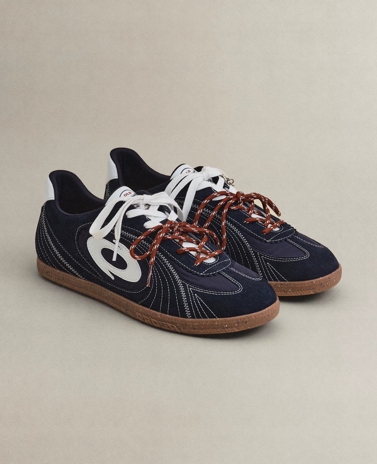 OLD ORDER Dark Blue Retro Baseball Sneaker