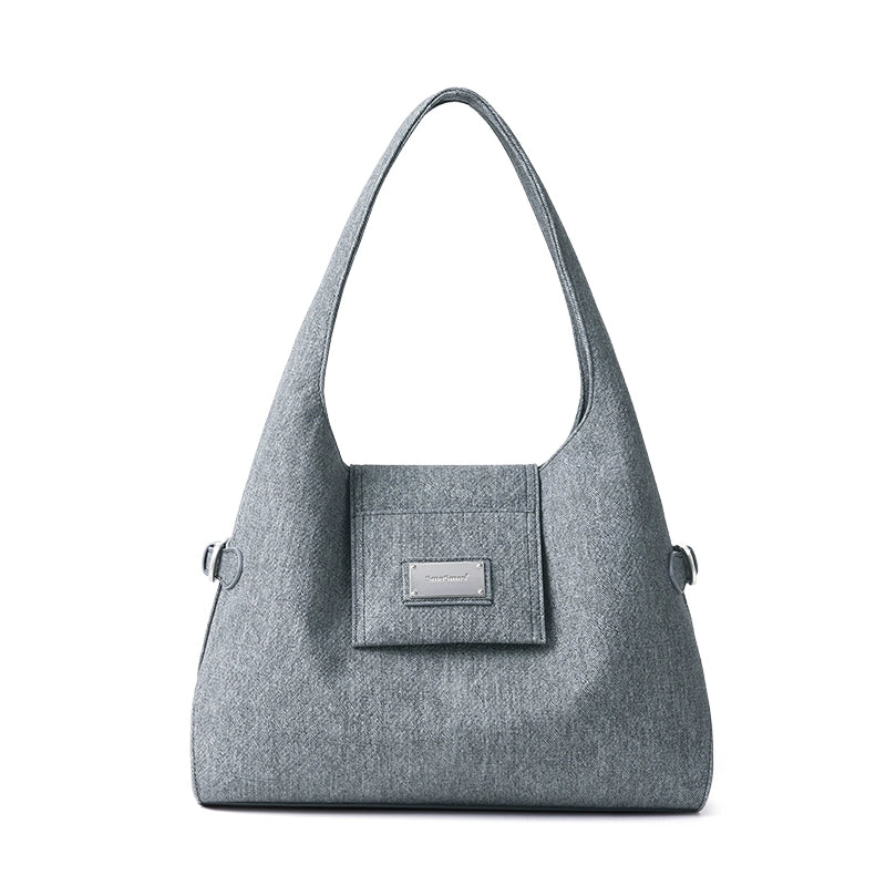 SmoSmos Commuter Denim Large Capacity Shoulder Bag