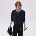CHOR Striped Contrast Long-Sleeve Shirt
