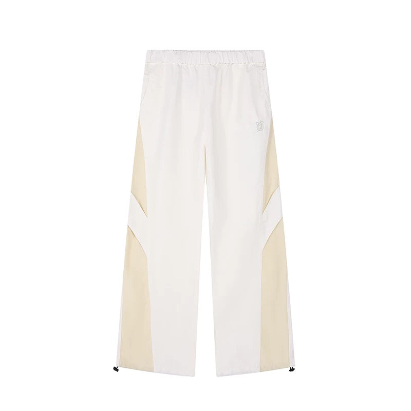 UNITED STREETZ Twist Color-Block Mid-Rise Joggers