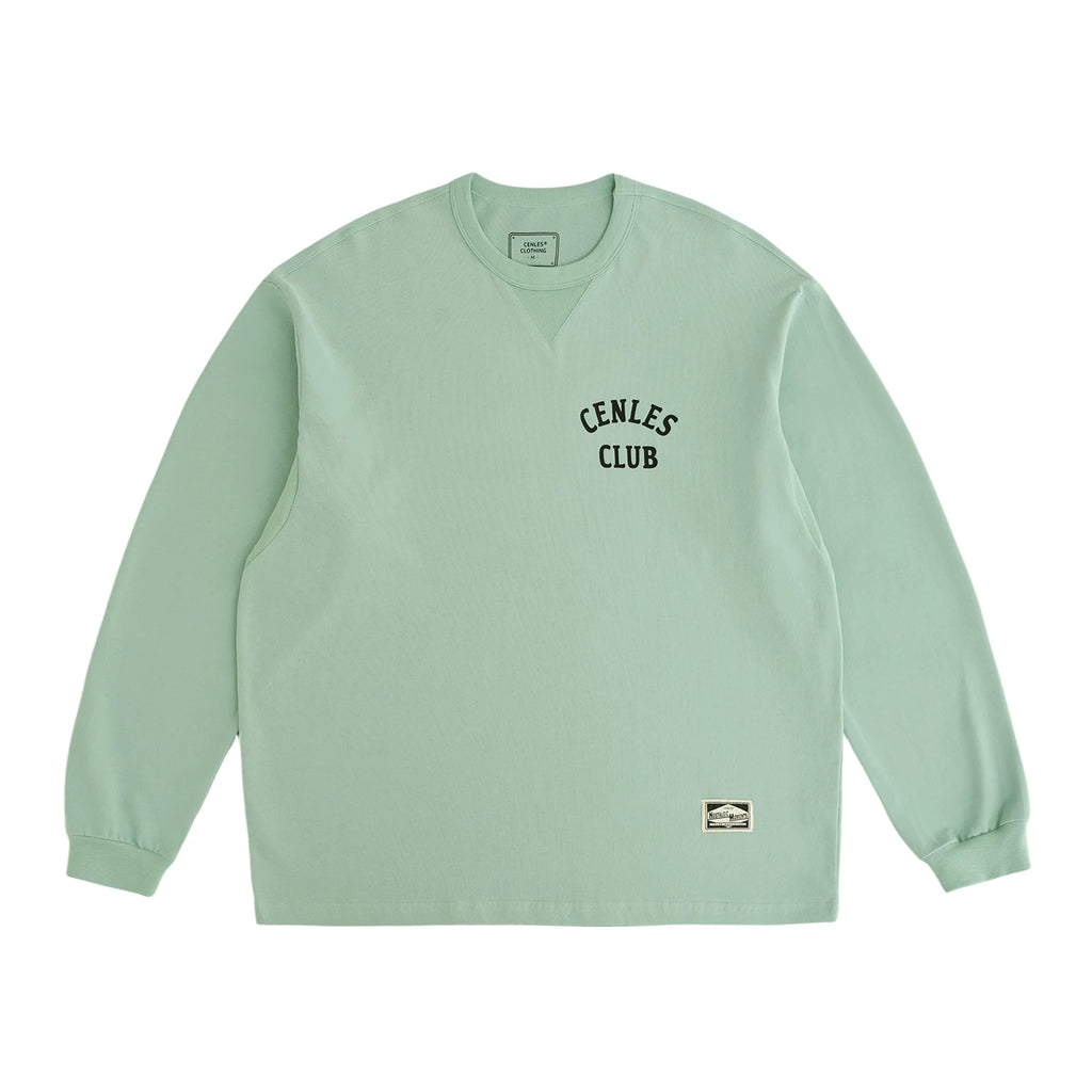 CENLES N.COLOR 250g Quick-Dry Loose-Fit Long-Sleeve Tee