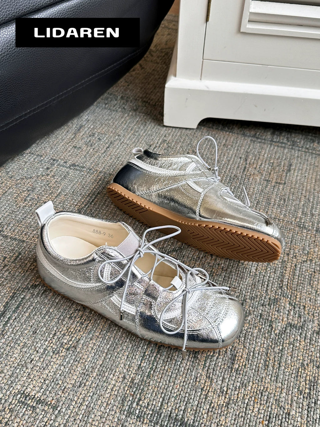 Lidaren Produced Cross-Strap Low-Top Mary Jane Sneaker