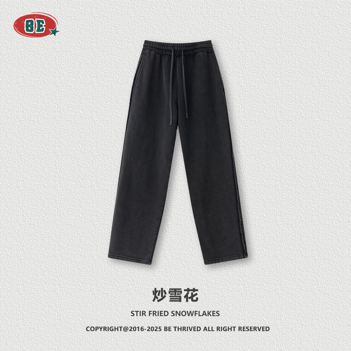 BE Retro Ins Made Old Velvet Straight Trousers