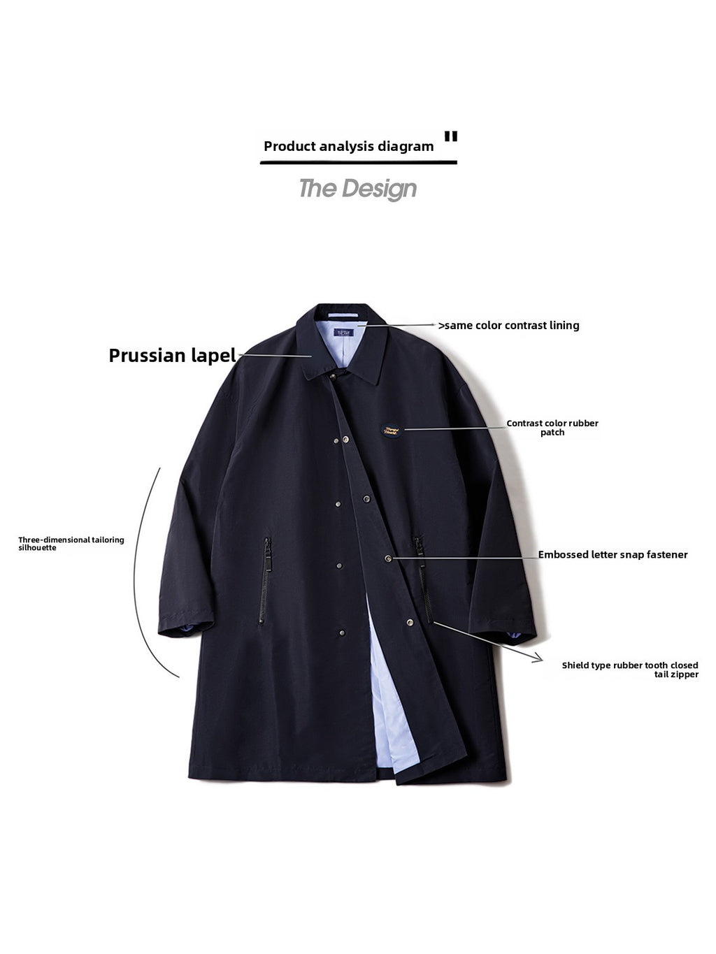 Madden Vintage Windbreaker Long Coat Jacket