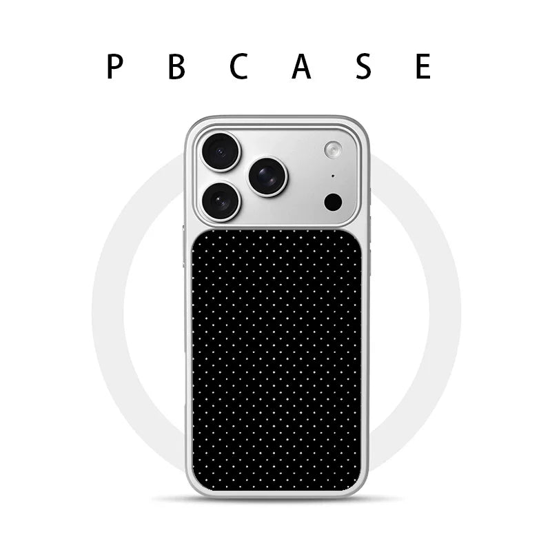 PBCASE Magnetic Frosted Glass Phone Case