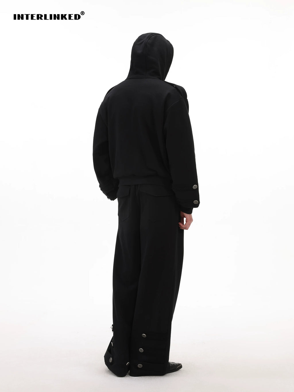 INTERLINKED Night Knight 400g Oversized Sweatshirt