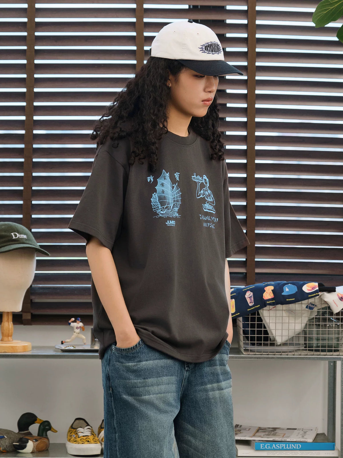 Battles Treasure Sailboat Breathable Loose Tee