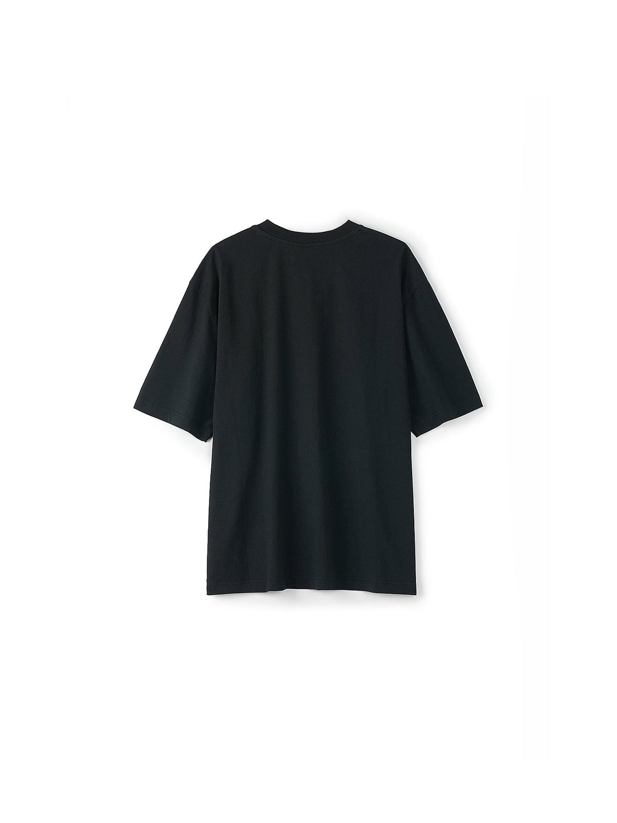 PARTIMENTO Vintage Washed Artistic Slit Oversized Tee