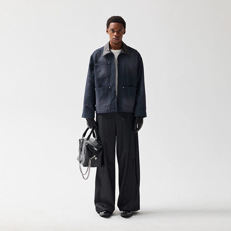 Azure Lisseur Short Old Pocket Tooling Jacket