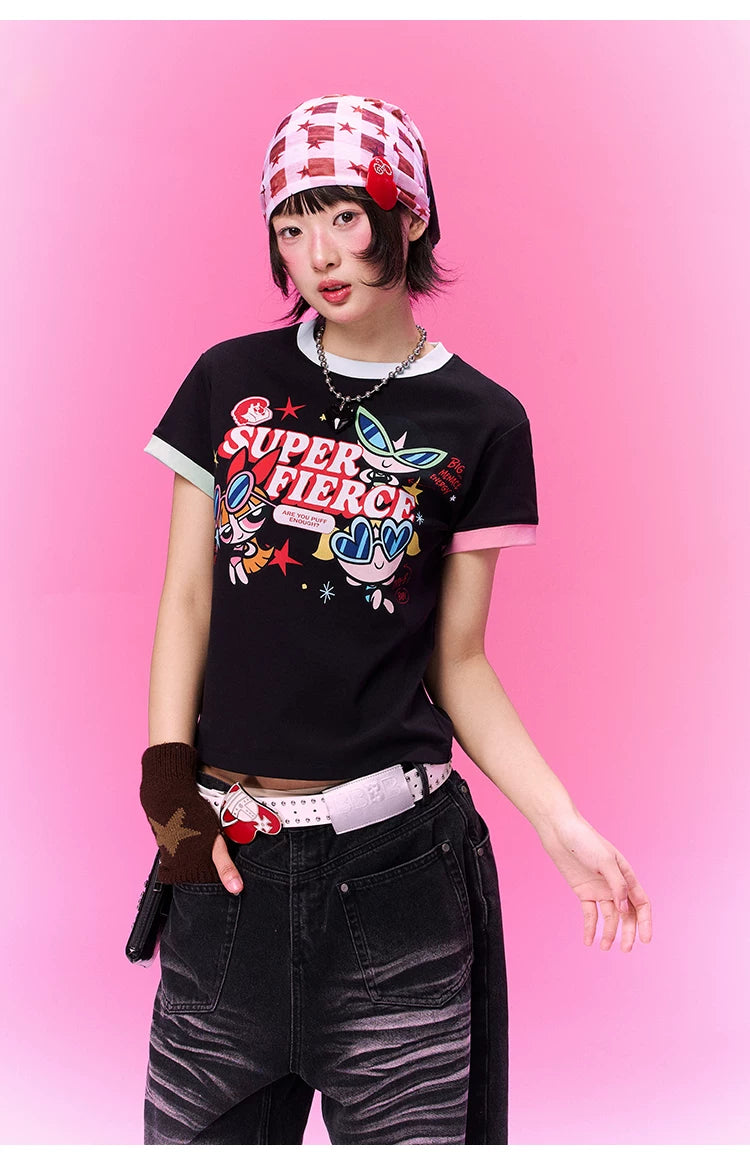BJHG [Flying Girl Police Joint Name] Front Shoulder Short Sleeve
