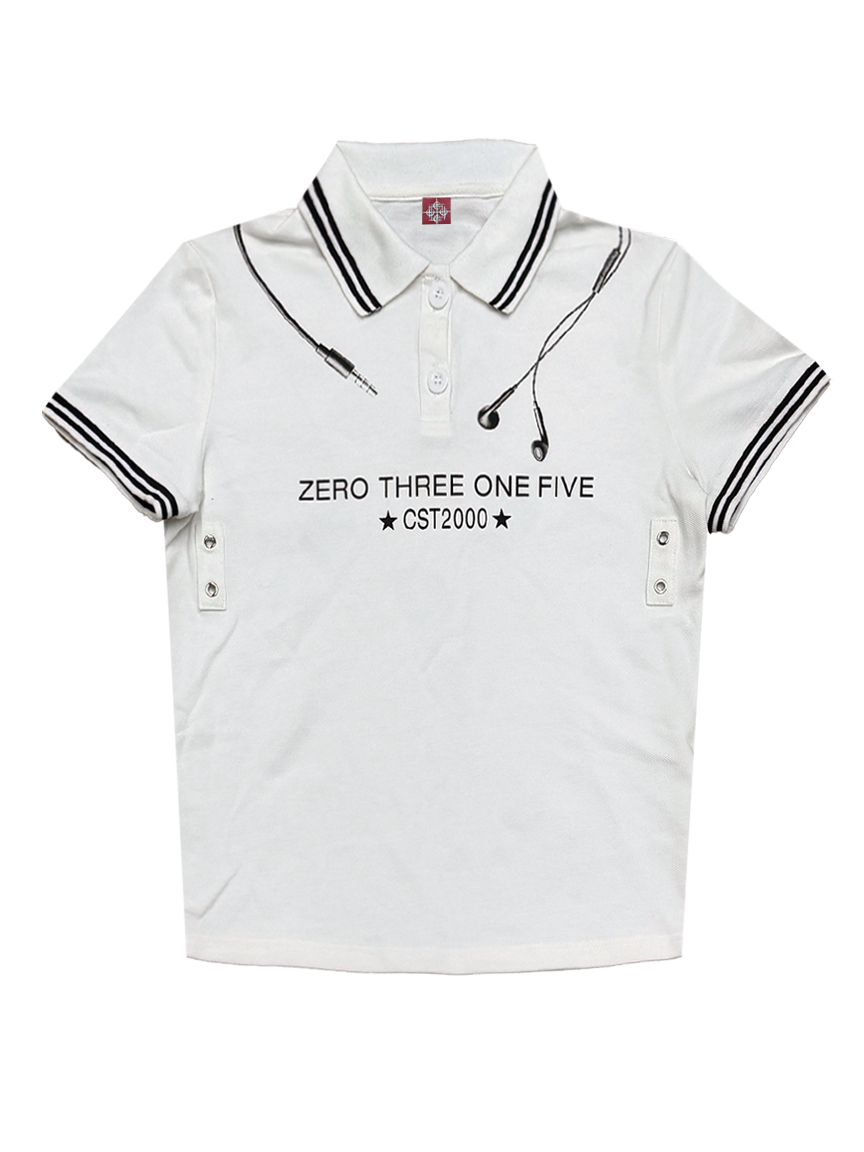 DETW Breathable Zero Three One Five Cst2000 Pique Cotton Contrast Short Sleeve Polo Shirt