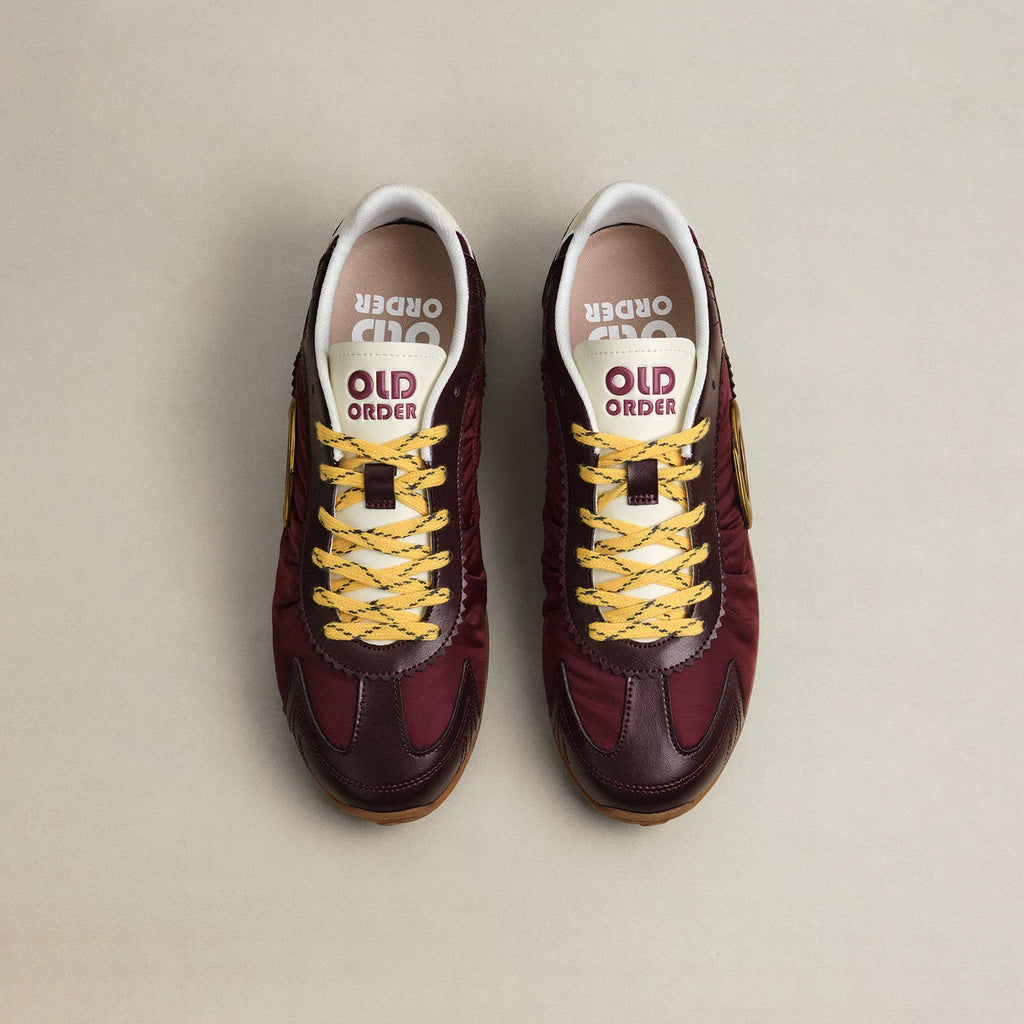 OLD ORDER Burgundy Red Vintage German Trainer