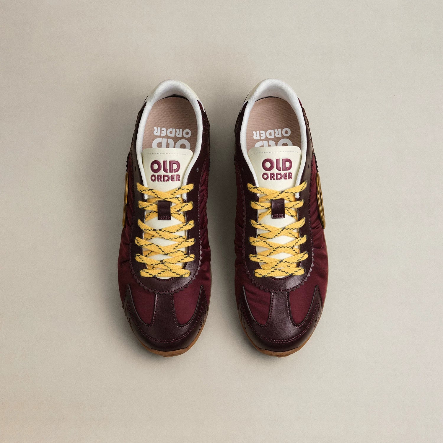 OLD ORDER Burgundy Red Vintage German Trainer