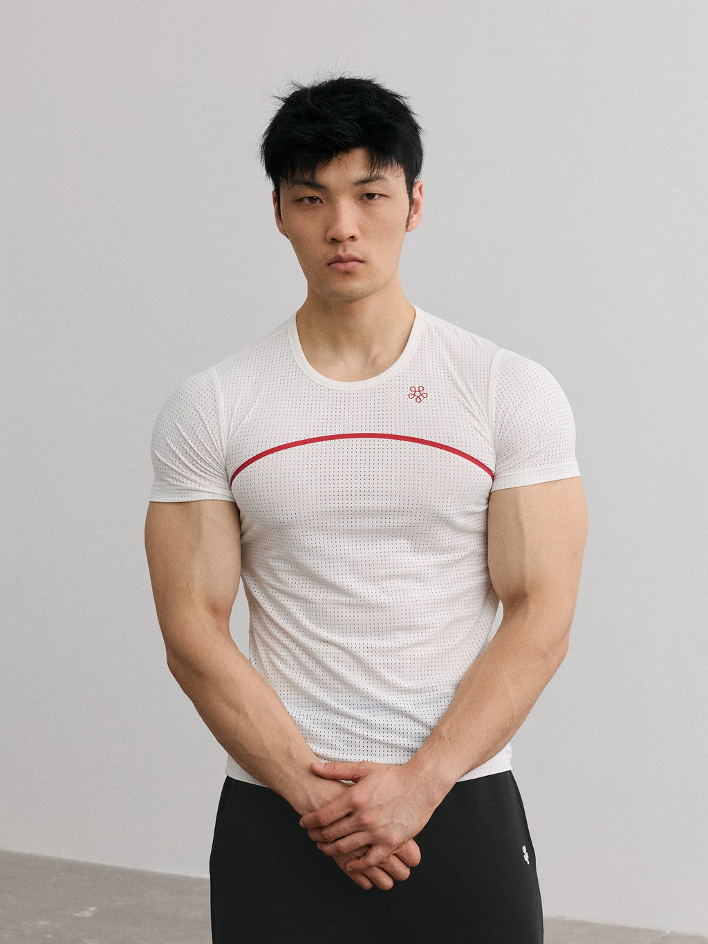 AFTERGLOW Mesh Bonded 210g Breathable Slim Fit Tee