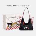 TOUTOU Hellokitty Suede Shoulder Armpit Bag
