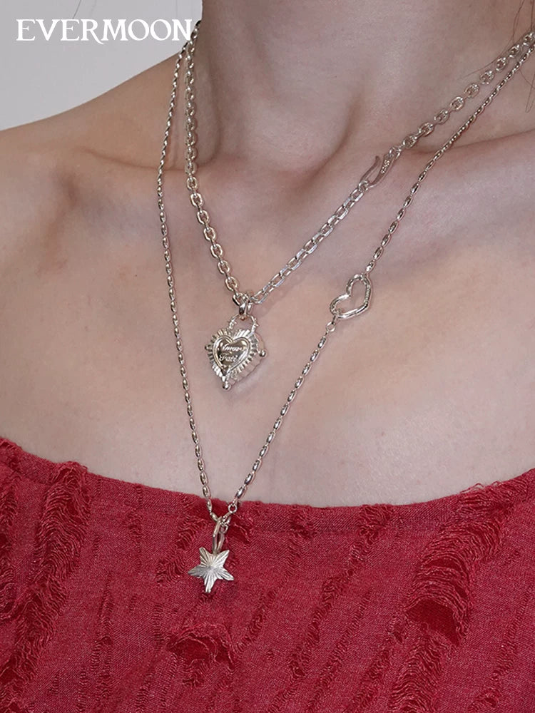 EVERMOON Wishing Star Silver Meteor Pendant