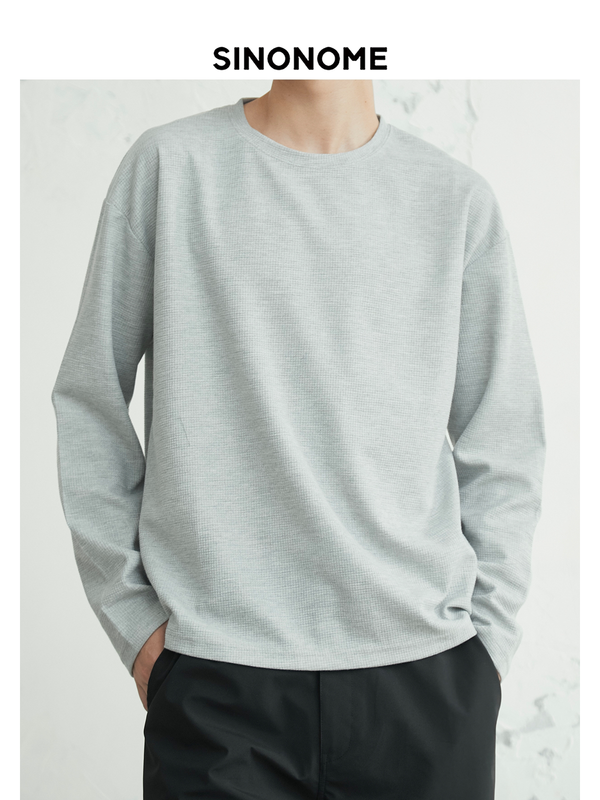 SINONOME Casual Simple Anti-wrinkle Loose Long Sleeves
