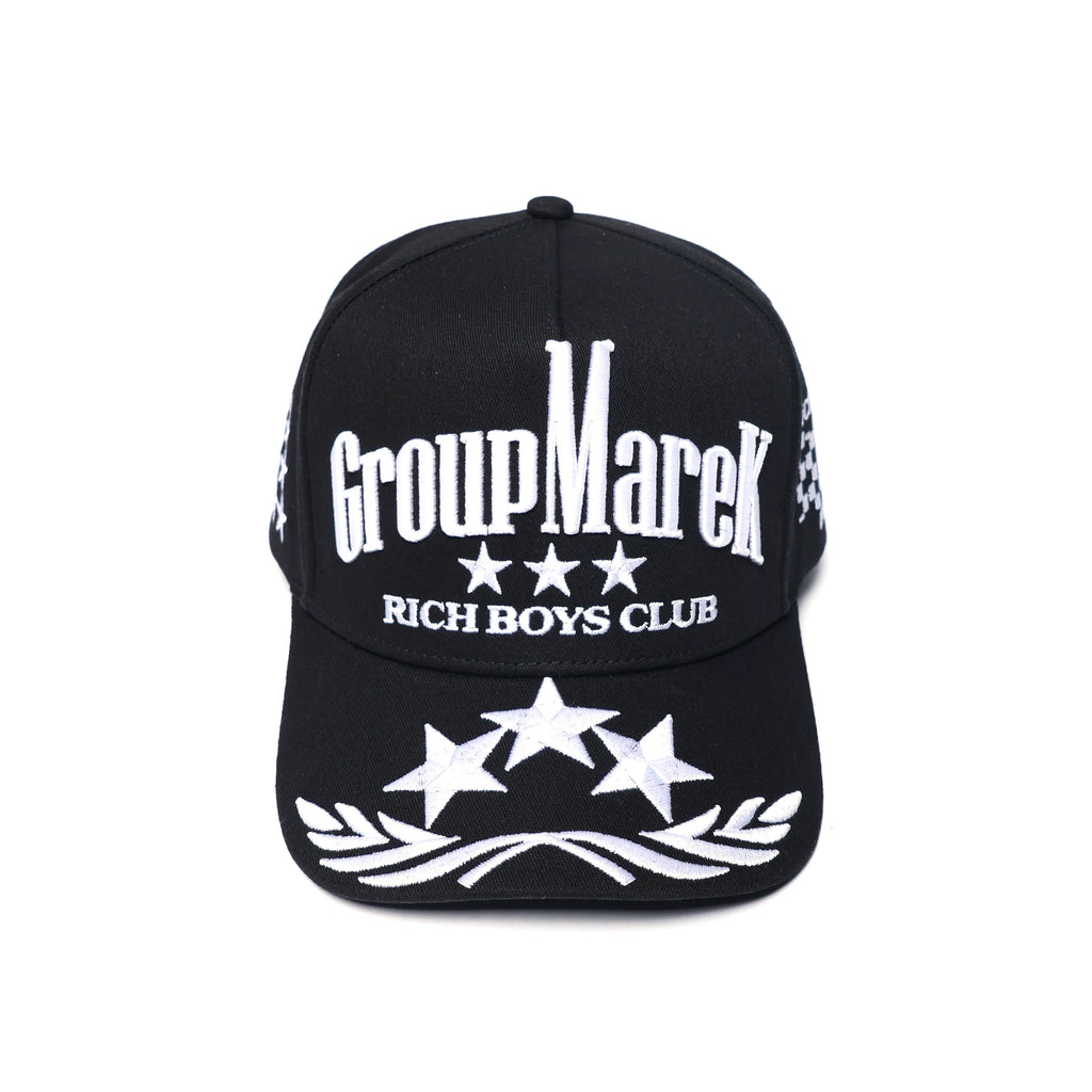 GROUP MAREK Two-Tone Embroidered Curved-Brim Baseball Cap