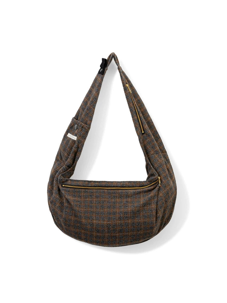 SUPERTOFU Blue Twill Sculptural Hobo Bag
