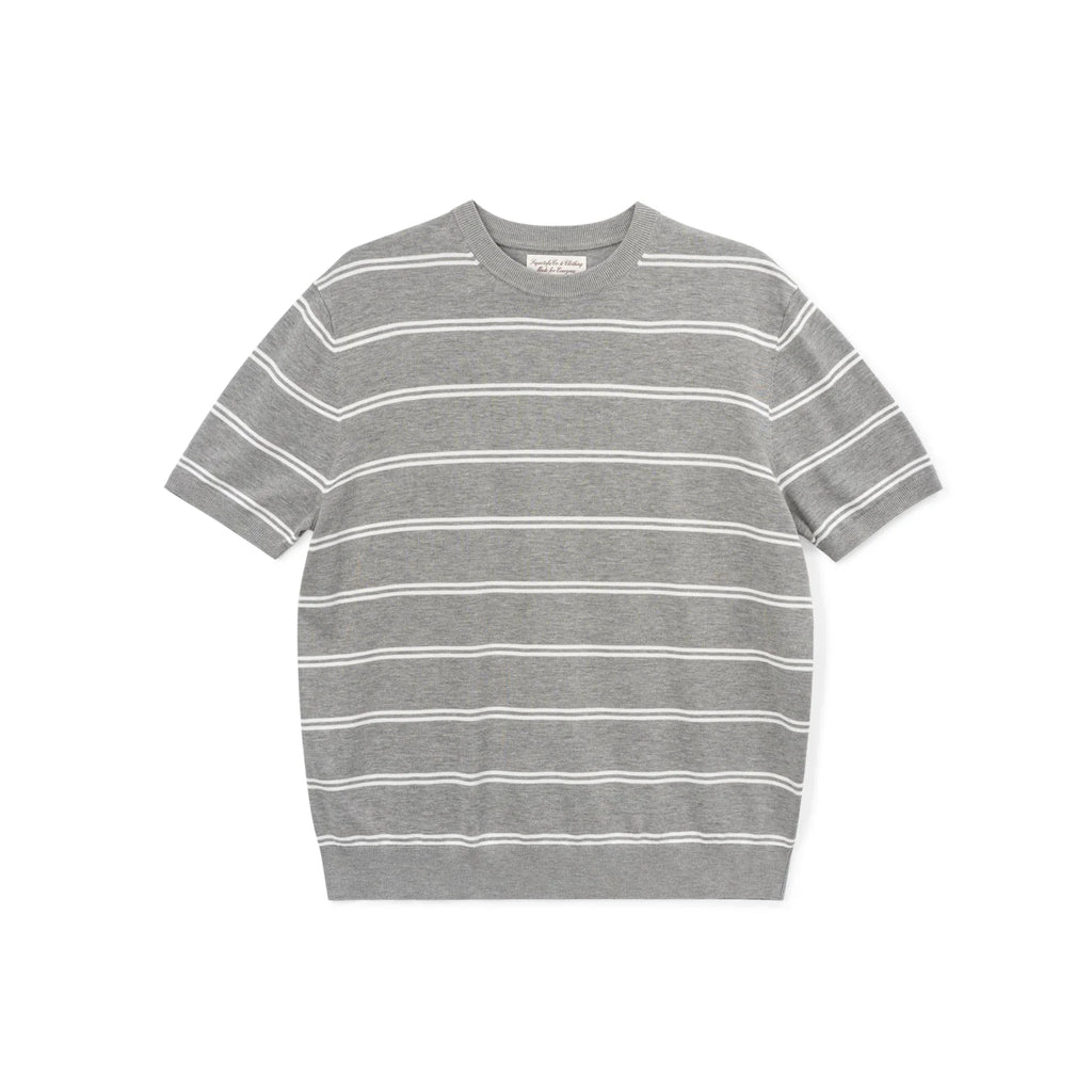 SUPERTOFU Striped Moisture-Wicking Regular Fit Tee