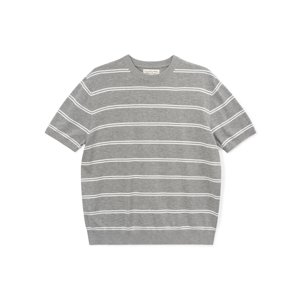 SUPERTOFU Striped Moisture-Wicking Regular Fit Tee