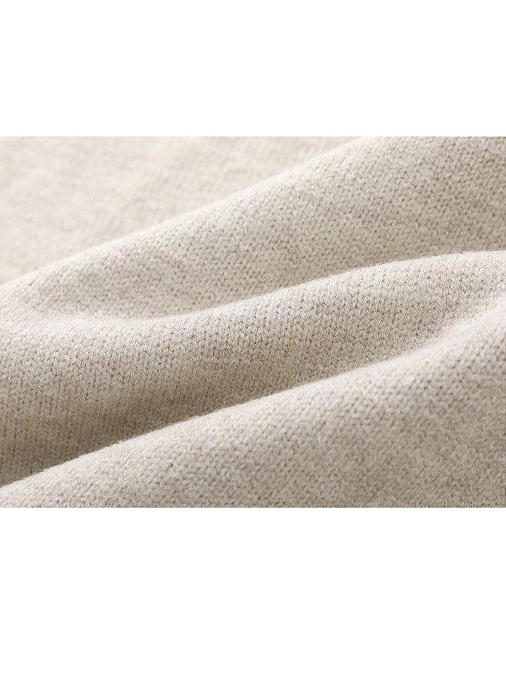 UNF Loose Cashmere Comfortable Soft Waxy Knitted Sweater