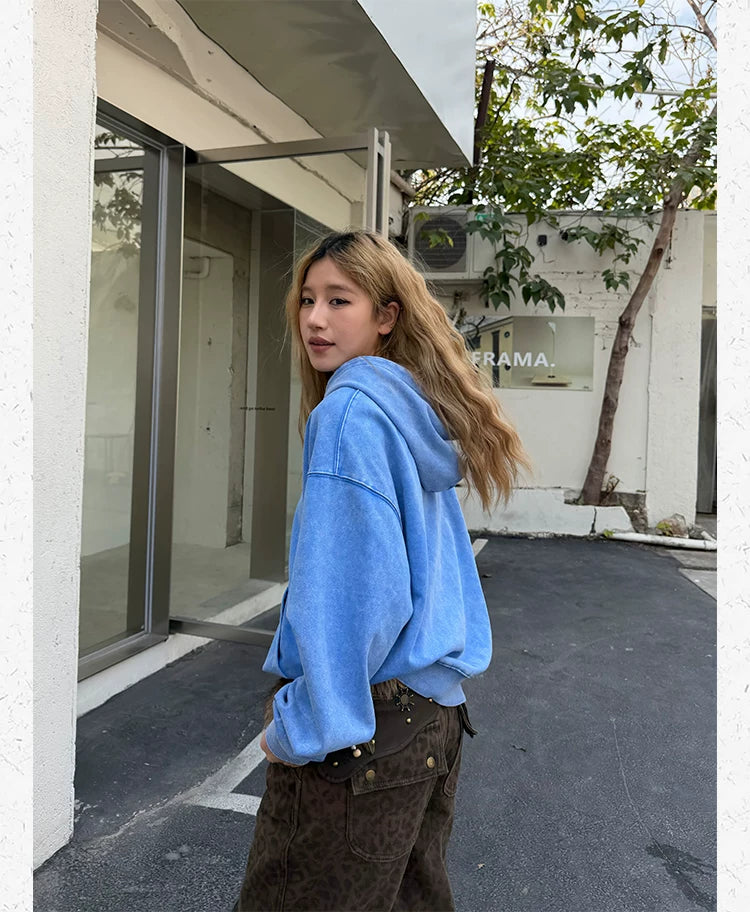 CCYE Lobster Button Heavy Hooded Sweater