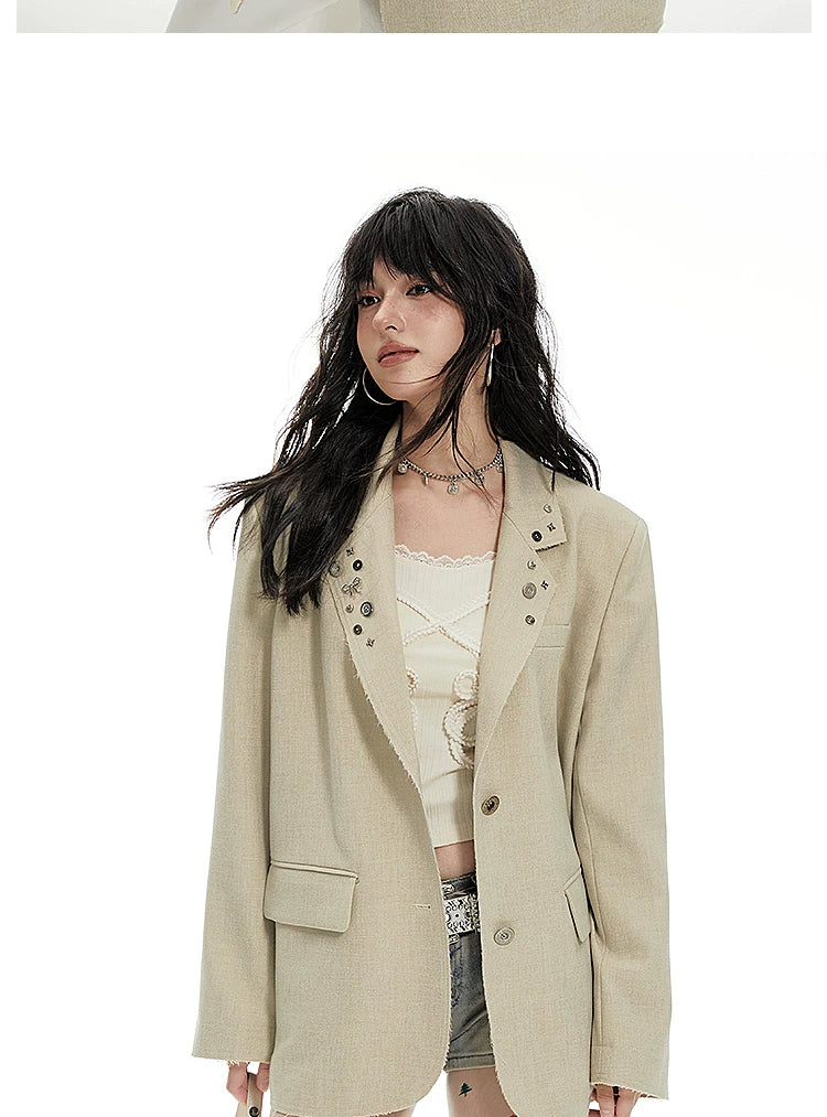 Imone Loose and Thin Suit Jacket