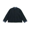NOEARS Vintage Fake Two-piece Shirt Collar Knitted Cardigan