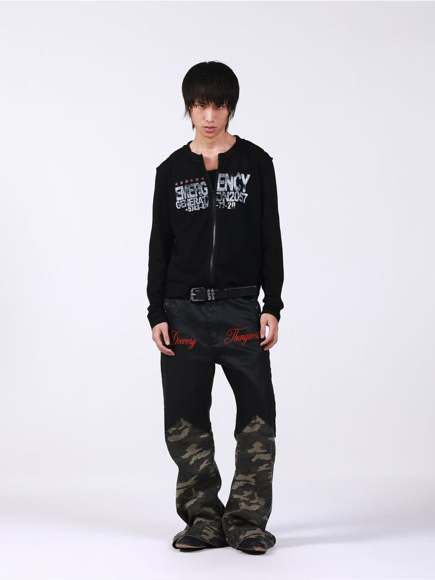 DETW Red Star 230g Wrinkle-Resistant Drop-Shoulder Sweatshirt