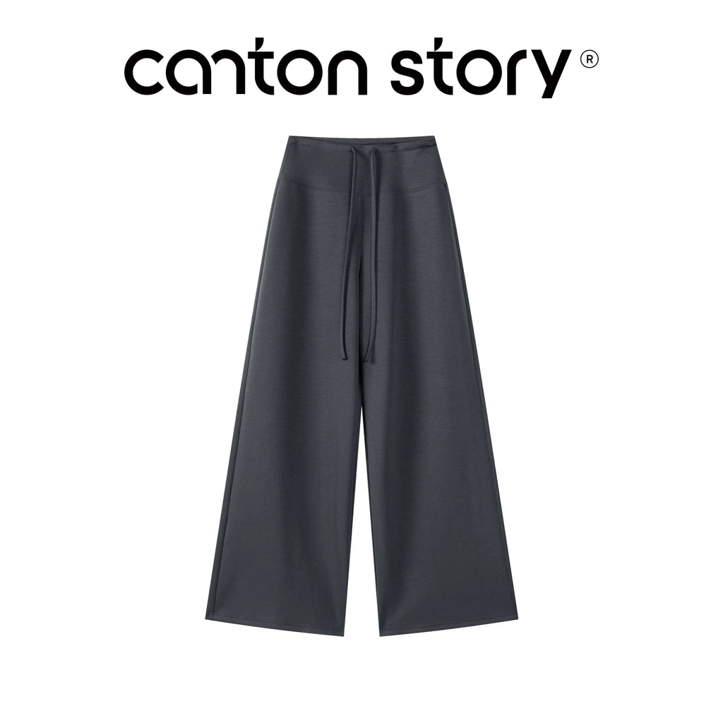 Cantonstory Black Built-in Padded Two-Piece Tee Set