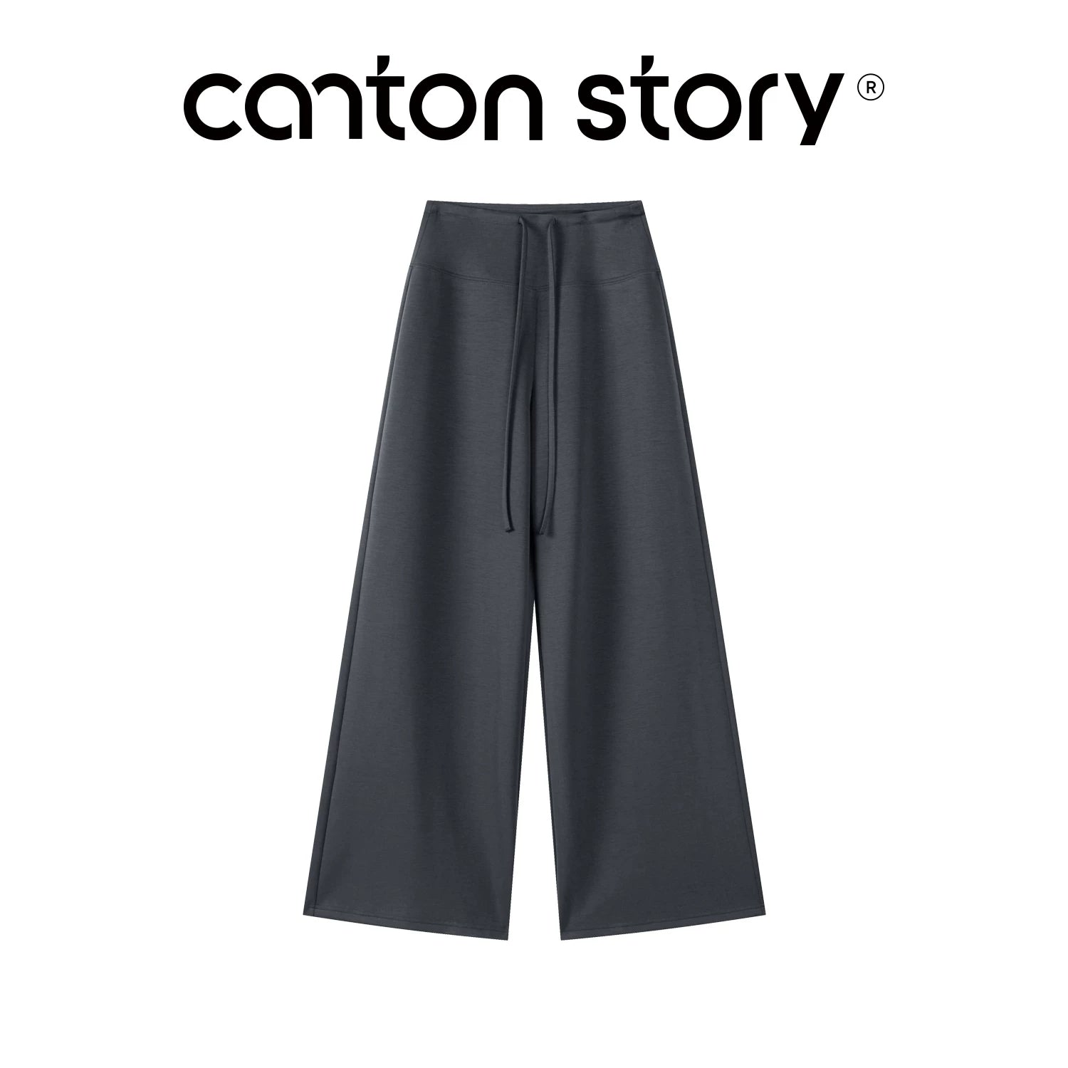 Cantonstory Black Built-in Padded Two-Piece Tee Set