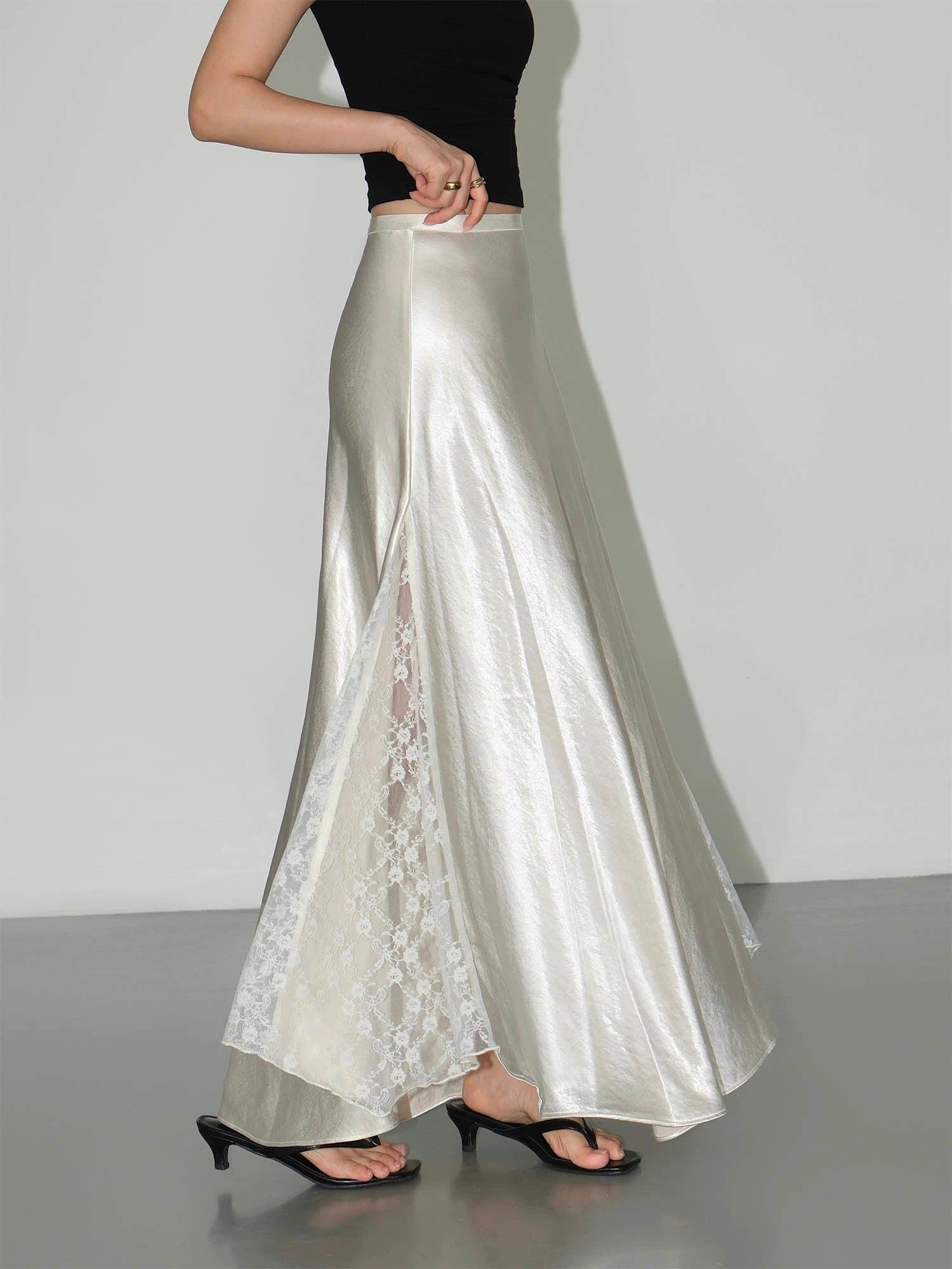 NEVA HU Premium Satin Skirt