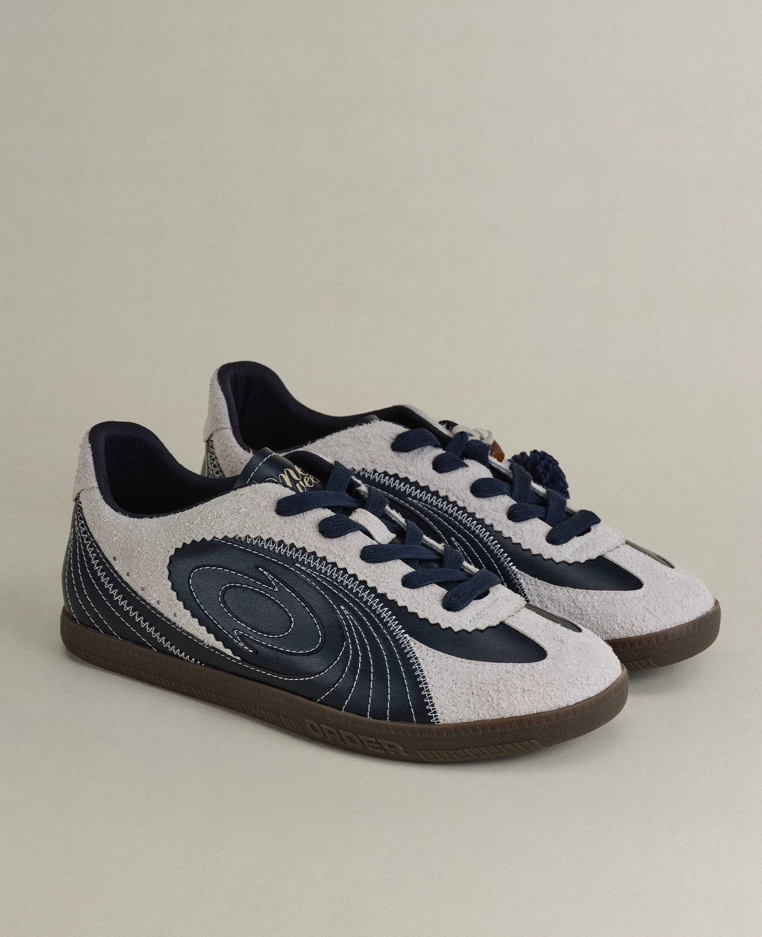OLD ORDER Suede Thin Sole German Training Sneaker